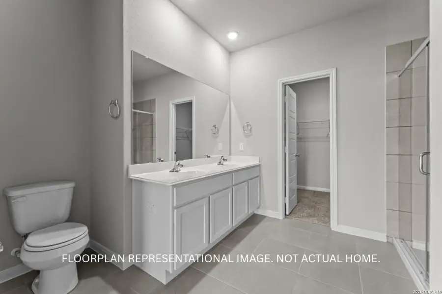 Furnished interior view inside a new home in Agave, San Antonio (Image 13).
