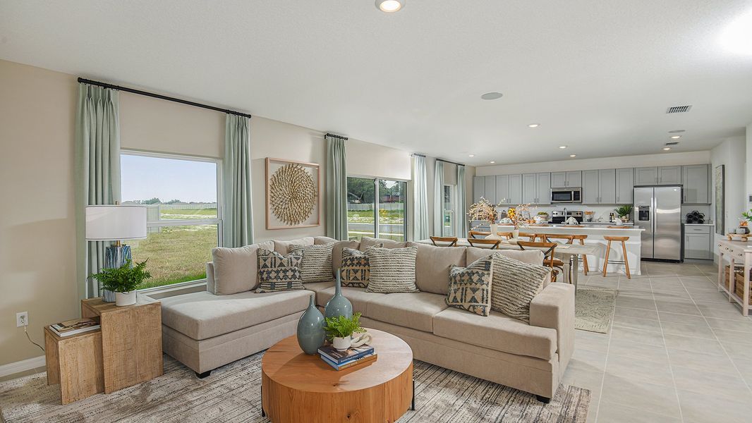 Representative furnished interior of a home built from the Cardinal by Taylor Morrison in Solena, North Fort Myers (Image 4).