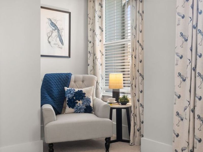 Representative furnished interior of a home built from the Charlotte II by True Homes in Colvin Park, Rock Hill (Image 25).