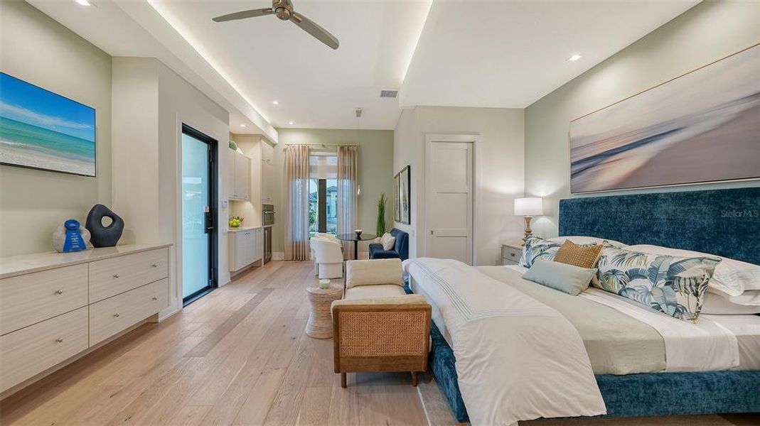 Furnished interior view inside a new home in Wild Blue at Waterside, Sarasota (Image 53).