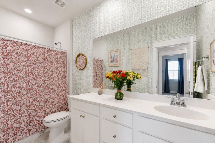 Furnished interior view inside a new home in Carnes Crossroads, Summerville (Image 38).