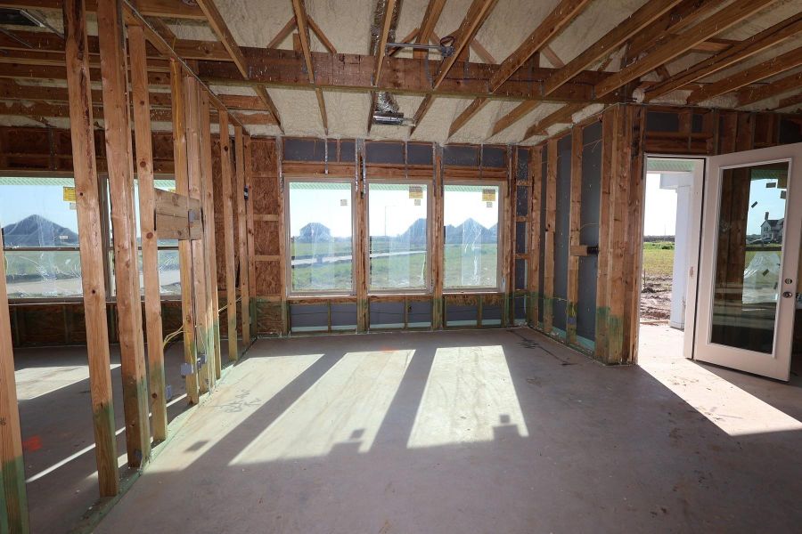 In-progress construction of a new home in , Texas City, TX (Image 7). In-progress construction of a new home in , Texas City, TX (Image 7).