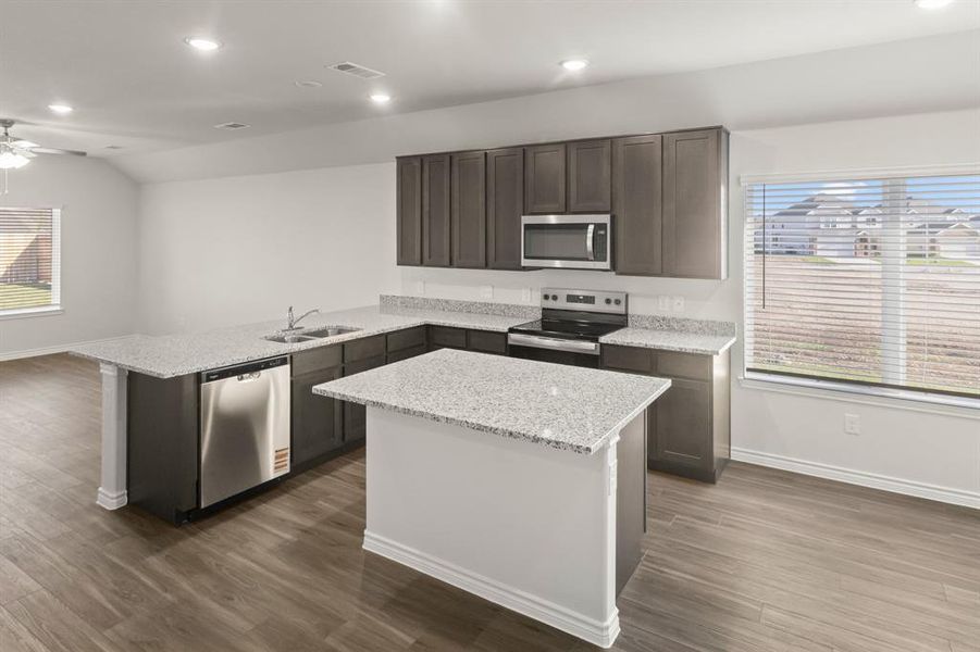 Furnished interior view inside a new home in Retreat at Fossil Creek, Fort Worth (Image 6).