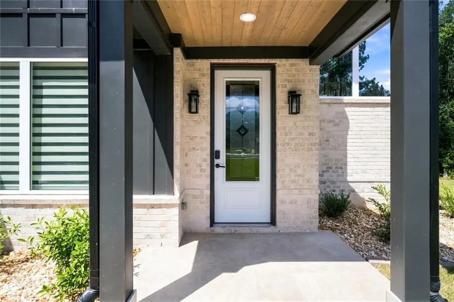 Exterior details and patio area of a home in , Monroe (Image 3). Exterior details and patio area of a home in , Monroe (Image 3).