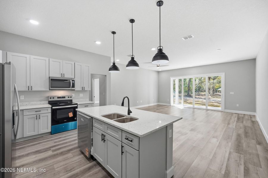 Furnished interior view inside a new home in , Jacksonville (Image 11).