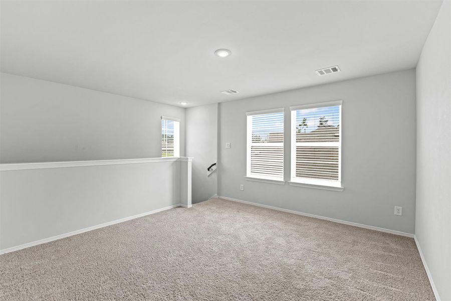 Spacious, unfurnished interior of a new home in Liberty Collection at Fairway Farms, Tomball (Image 12).