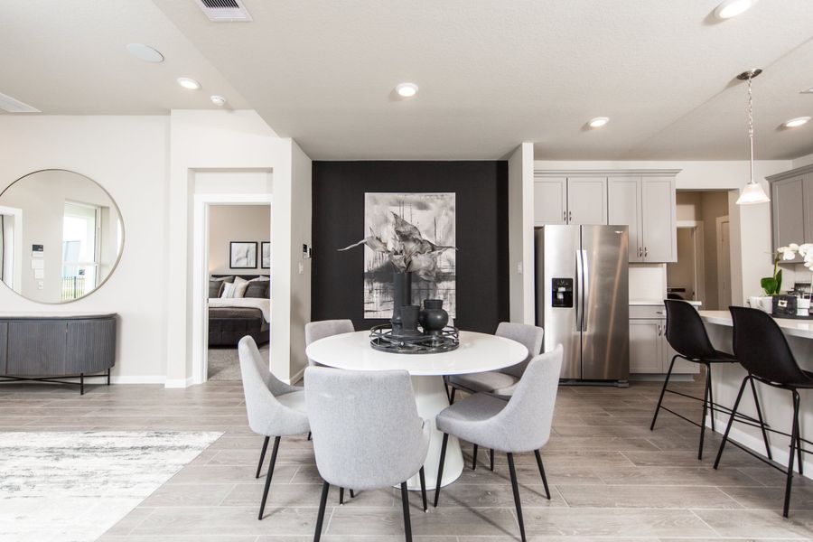 Furnished interior view inside a new home in Laurel Landing, Alvin (Image 14).