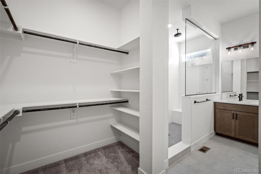 Furnished interior view inside a new home in Cloverleaf – Mountainview Collection, Monument (Image 18).