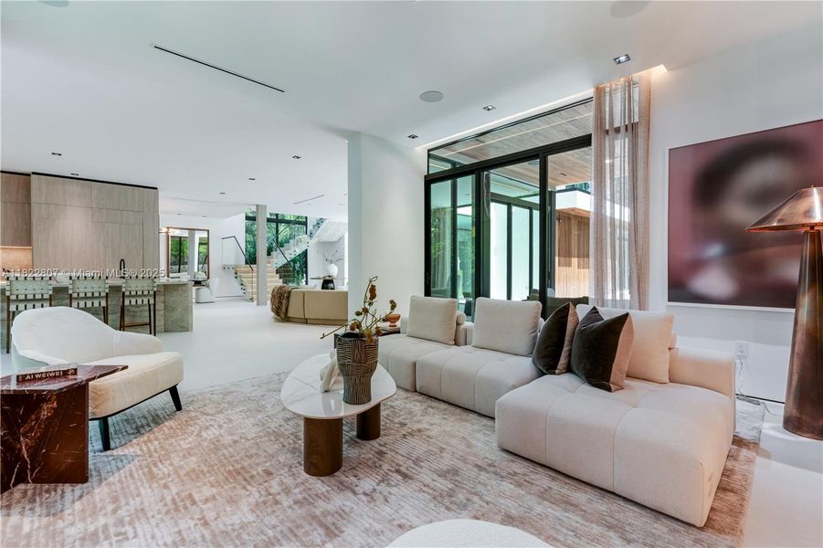 Furnished interior view inside a new home in , Miami (Image 43). Furnished interior view inside a new home in , Miami (Image 43).