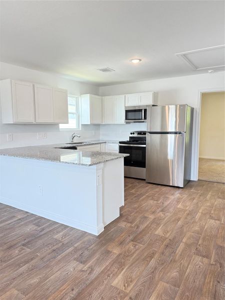 Furnished interior view inside a new home in Marie Village, Conroe (Image 4). Furnished interior view inside a new home in Marie Village, Conroe (Image 4).