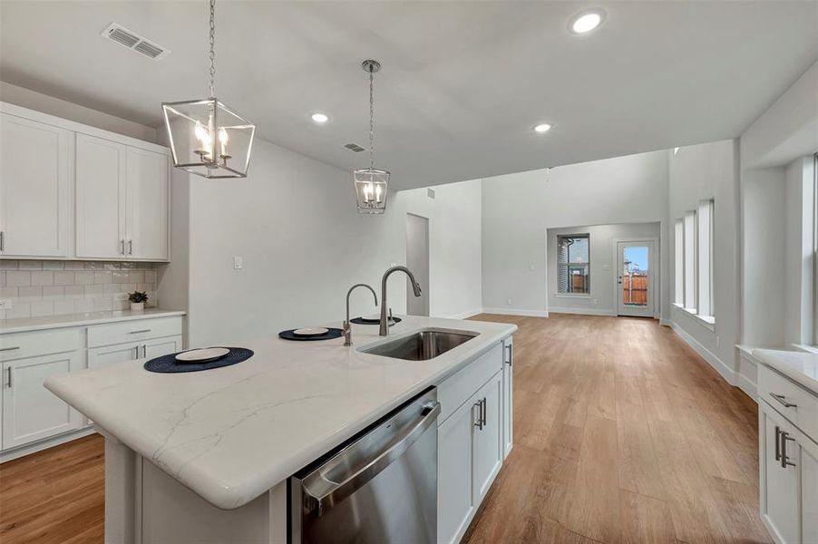 Furnished interior view inside a new home in Lilybrooke at Legacy Hills, Celina (Image 10).