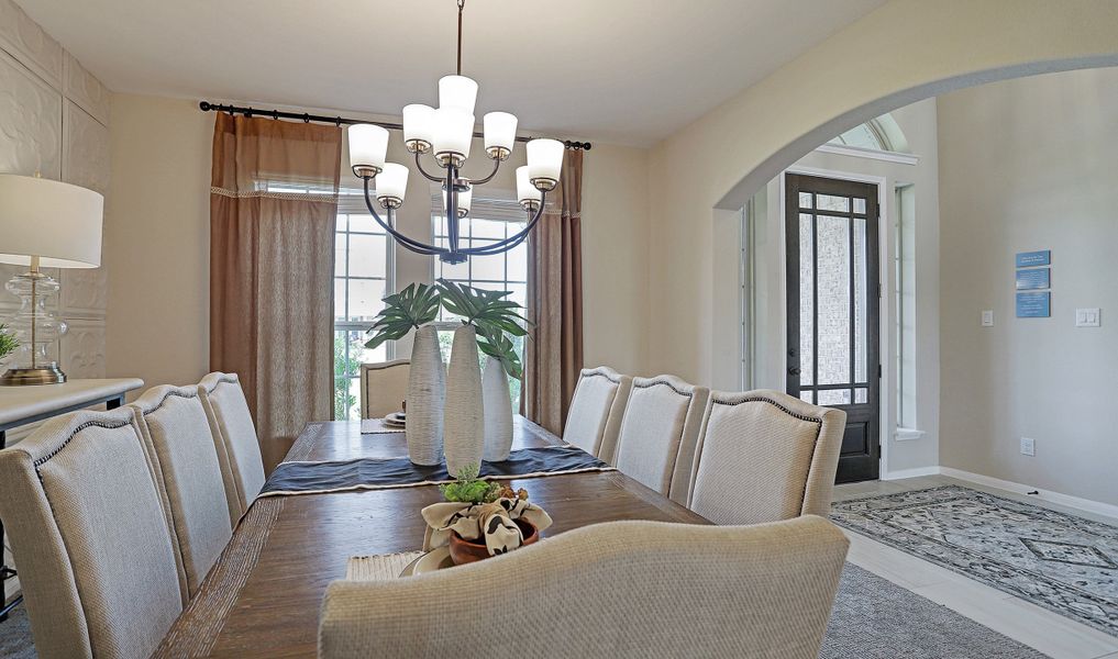 Elegant dining room