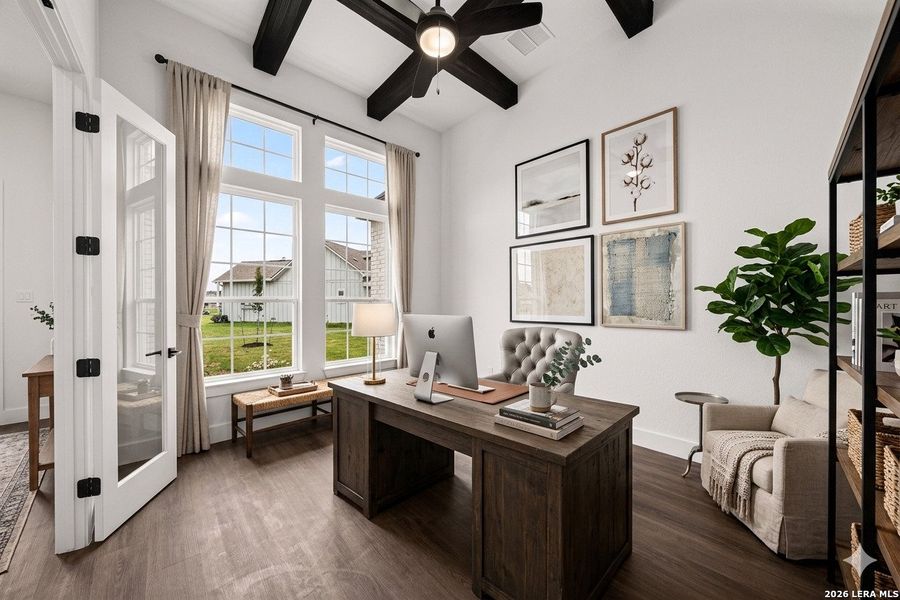 Furnished interior view inside a new home in , Castroville (Image 14).