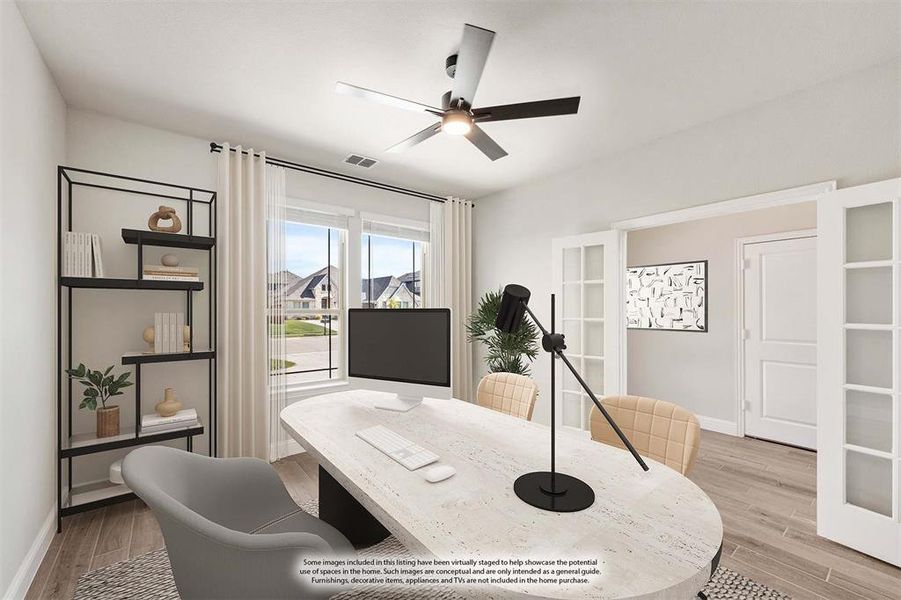 Furnished interior view inside a new home in Sonoma Verde, McLendon-Chisholm (Image 13).