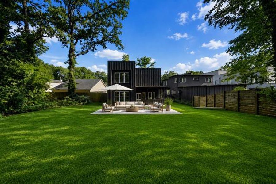 Exterior details and patio area of a home in , Atlanta (Image 3).