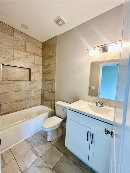 Furnished interior view inside a new home in , Atlanta (Image 6).