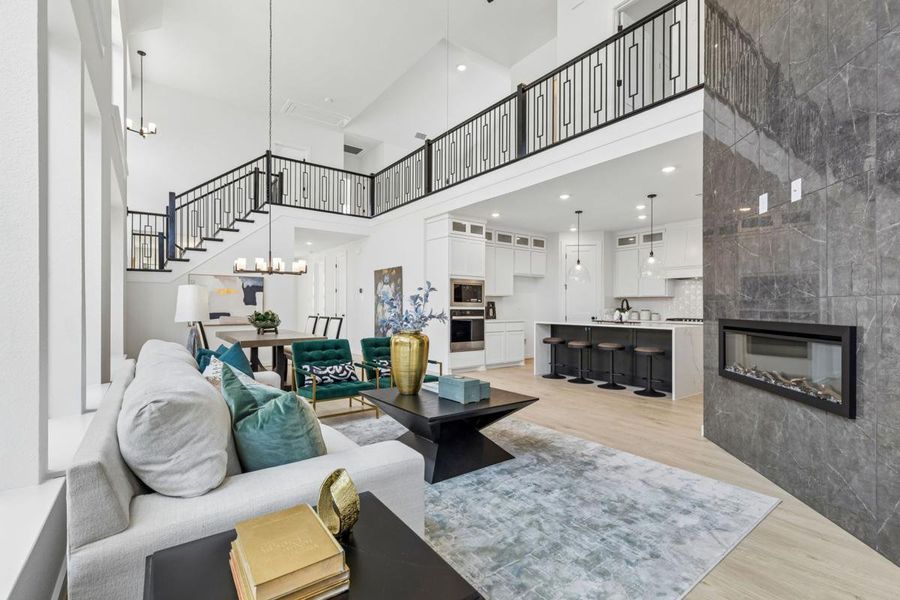 Furnished interior view inside a new home in Walton Ridge, Corinth (Image 7).