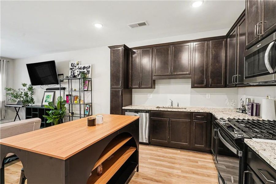 Furnished interior view inside a new home in , Atlanta (Image 11).