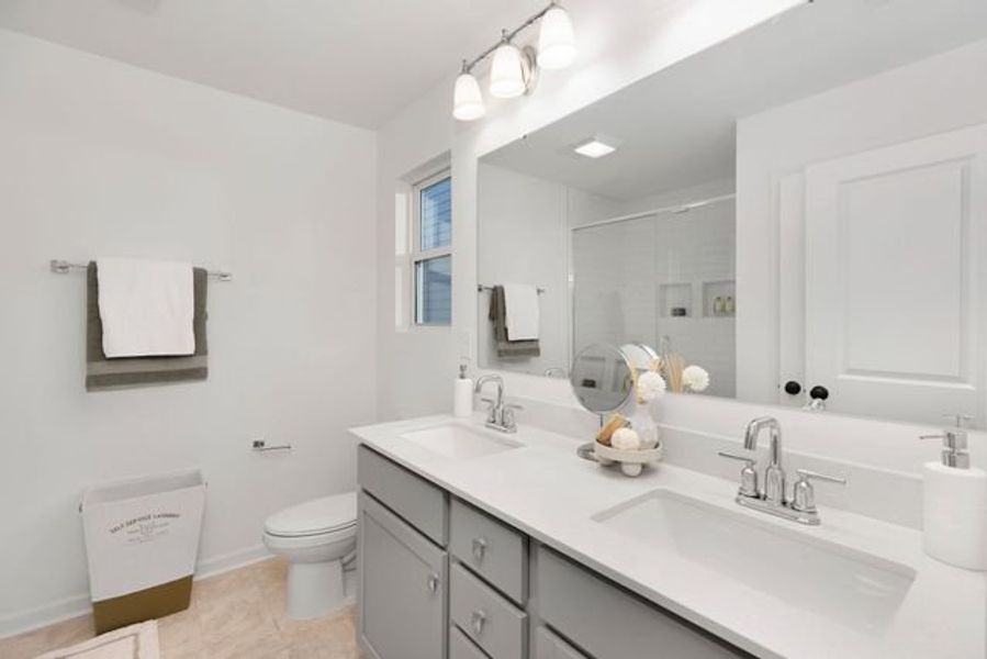 Representative furnished interior of a home built from the Seville II by True Homes in Colvin Park, Rock Hill (Image 31).