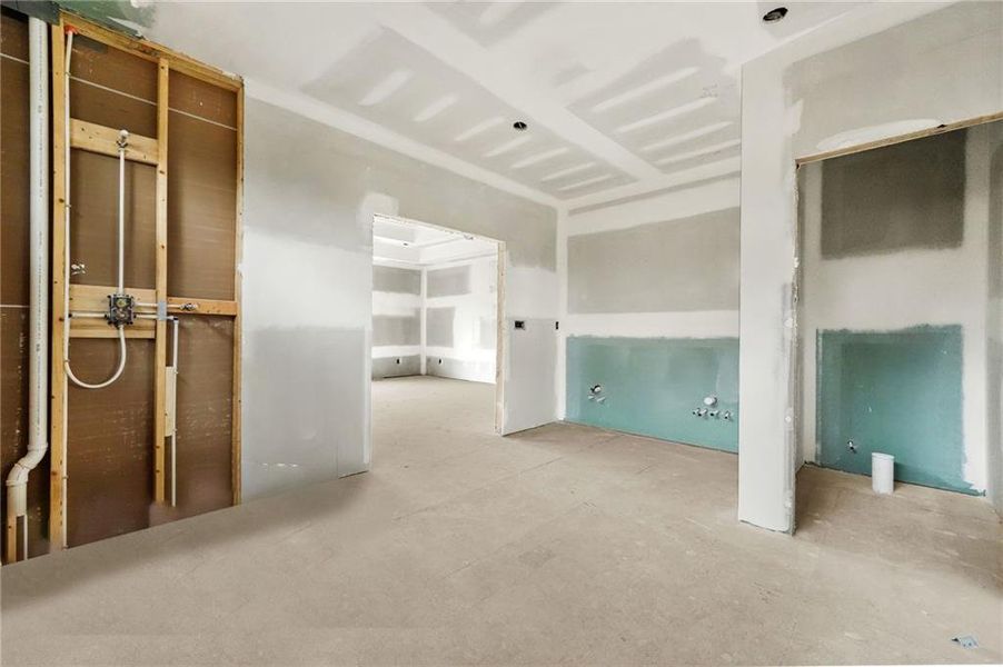 In-progress construction of a new home in , Atlanta, GA (Image 25).