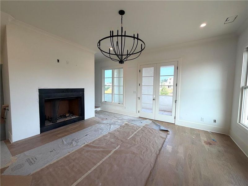 In-progress construction of a new home in , Fayetteville, GA (Image 5).