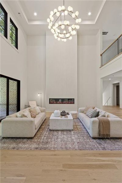 Furnished interior view inside a new home in , Alpharetta (Image 75).