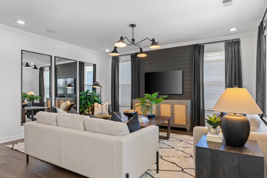 Representative furnished interior of a home built from the The Redbud by Chesapeake Homes in The Farm at Neill's Creek, Lillington (Image 11).
