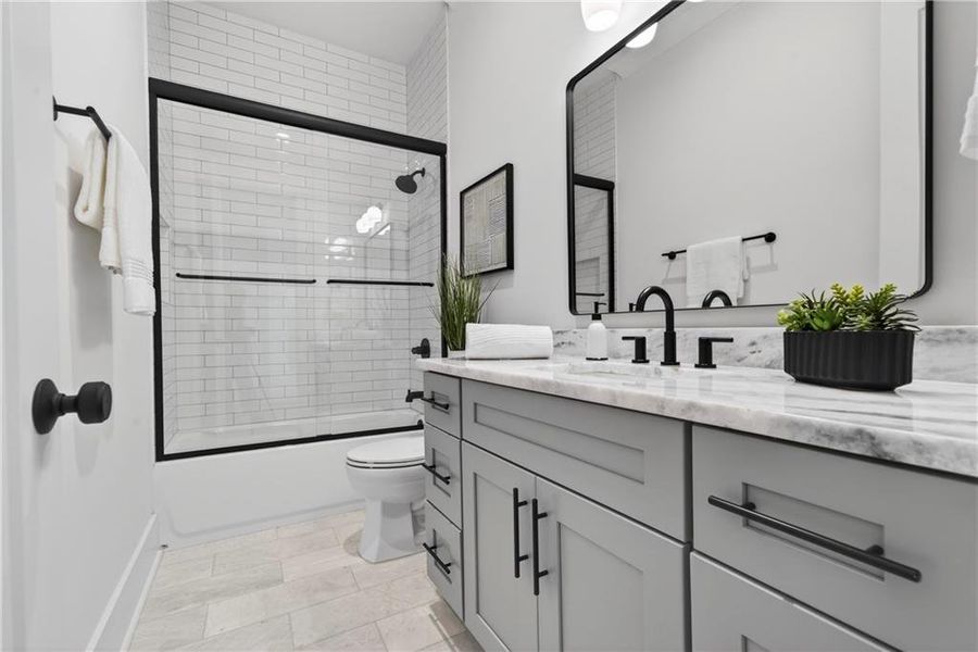 Furnished interior view inside a new home in , White Plains (Image 11).