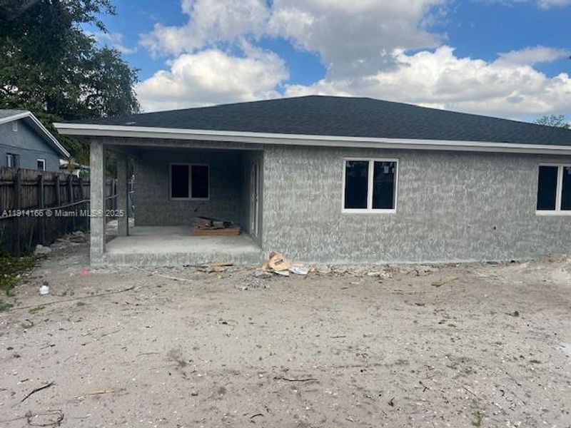 In-progress construction of a new home in , Miami Gardens, FL (Image 13).