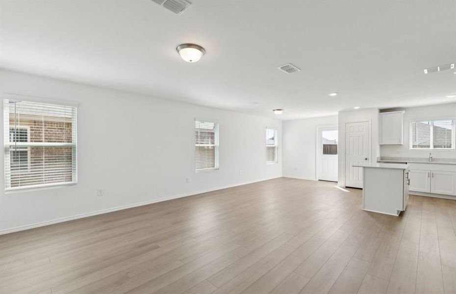 Gathering room with view of main living areas Gathering room with view of main living areas