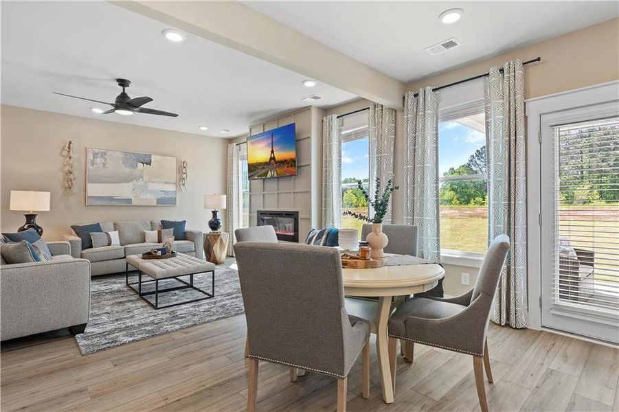 Furnished interior view inside a new home in Copperfield, Locust Grove (Image 17).