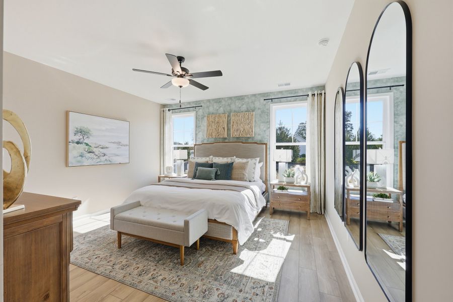 Representative furnished interior of a home built from the Rivercrest II by Great Southern Homes in Westwood Reserve, Conway (Image 22).