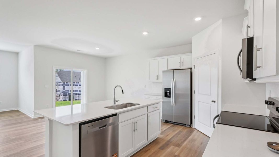 Furnished interior view inside a new home in Rydele Heights, Asheville (Image 12).