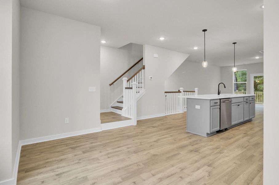 Spacious, unfurnished interior of a new home in Indigo Grove Townhomes, Johns Island (Image 14).