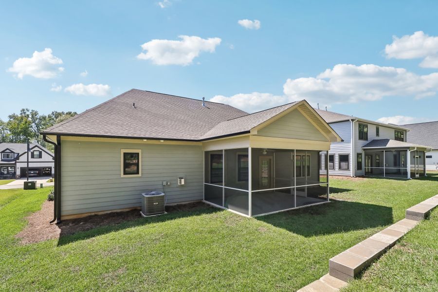 Representative exterior photo of a completed home built from the Edisto II by Great Southern Homes in The Cove, Sumter, SC (Image 18). Representative exterior photo of a completed home built from the Edisto II by Great Southern Homes in The Cove, Sumter, SC (Image 18).
