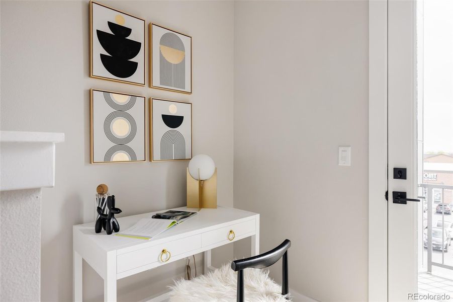 Furnished interior view inside a new home in , Denver (Image 29). Furnished interior view inside a new home in , Denver (Image 29).