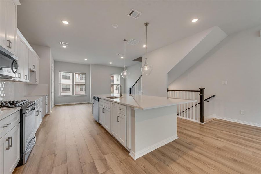 Furnished interior view inside a new home in City Point, North Richland Hills (Image 8).
