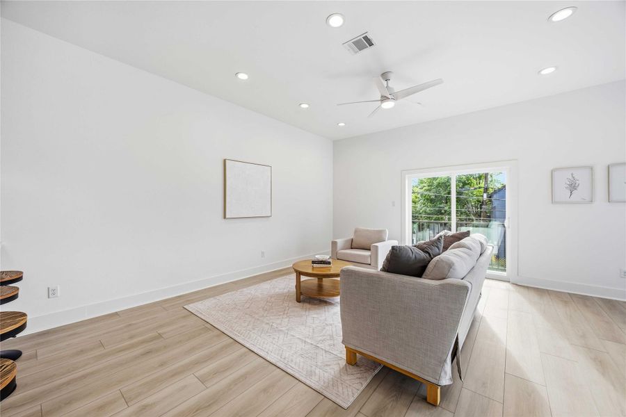 Furnished interior view inside a new home in , Houston (Image 6). Furnished interior view inside a new home in , Houston (Image 6).