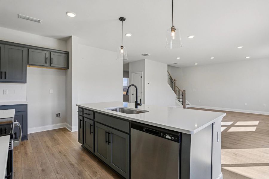 Furnished interior view inside a new home in Ascent at Arbor Ridge, La Vergne (Image 13).