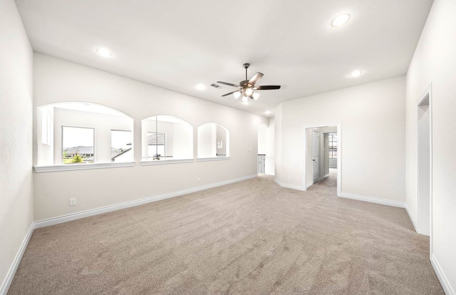 Representative unfurnished interior of a home built from the 3799 by Ravenna Homes in Cross Creek West, Fulshear (Image 48). Representative unfurnished interior of a home built from the 3799 by Ravenna Homes in Cross Creek West, Fulshear (Image 48).
