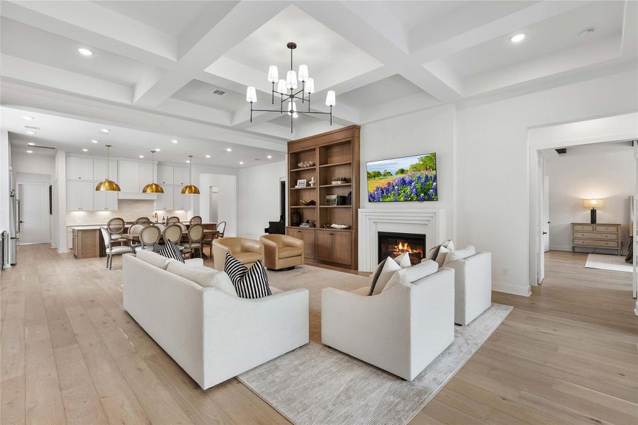 Furnished interior view inside a new home in , Spring (Image 12).