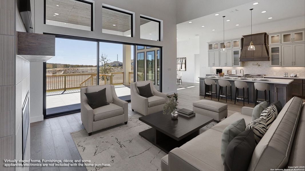 Furnished interior view inside a new home in George's Ranch Acre, Boerne (Image 15).