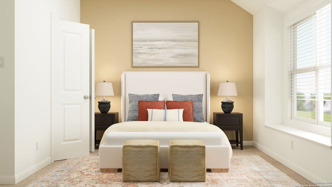 Furnished interior view inside a new home in Navarro Ranch: Brookstone II and Woodbridge Collection, Seguin (Image 18). Furnished interior view inside a new home in Navarro Ranch: Brookstone II and Woodbridge Collection, Seguin (Image 18).