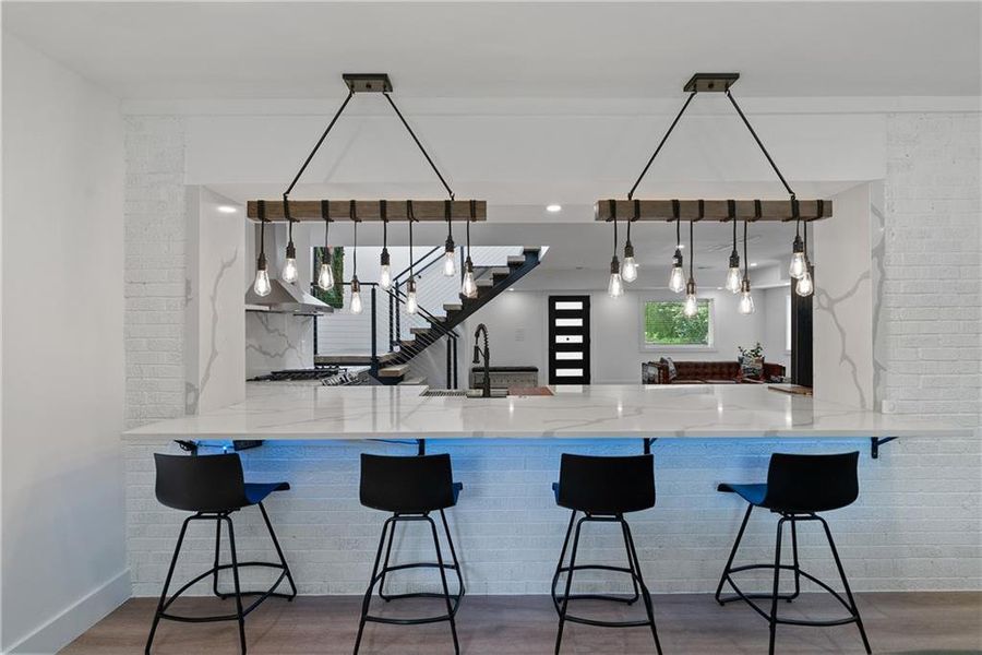 Furnished interior view inside a new home in , Atlanta (Image 6).