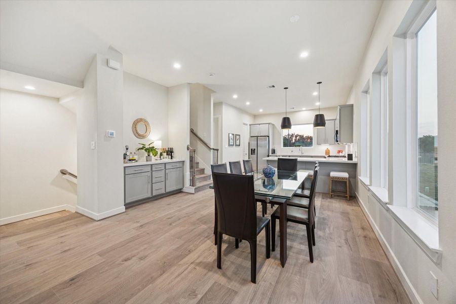 Furnished interior view inside a new home in Willowbend Point, Houston (Image 4).