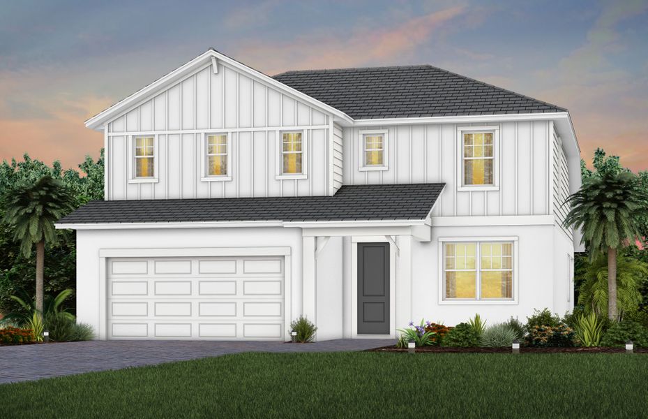 Representative exterior photo of a completed home built from the Burbank by Pulte Homes in SeaFlower, Bradenton, FL (Image 19). Representative exterior photo of a completed home built from the Burbank by Pulte Homes in SeaFlower, Bradenton, FL (Image 19).