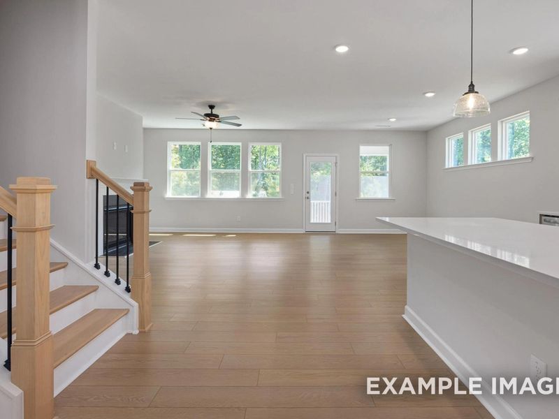Spacious, unfurnished interior of a new home in Wendell Ridge, Wendell (Image 14).