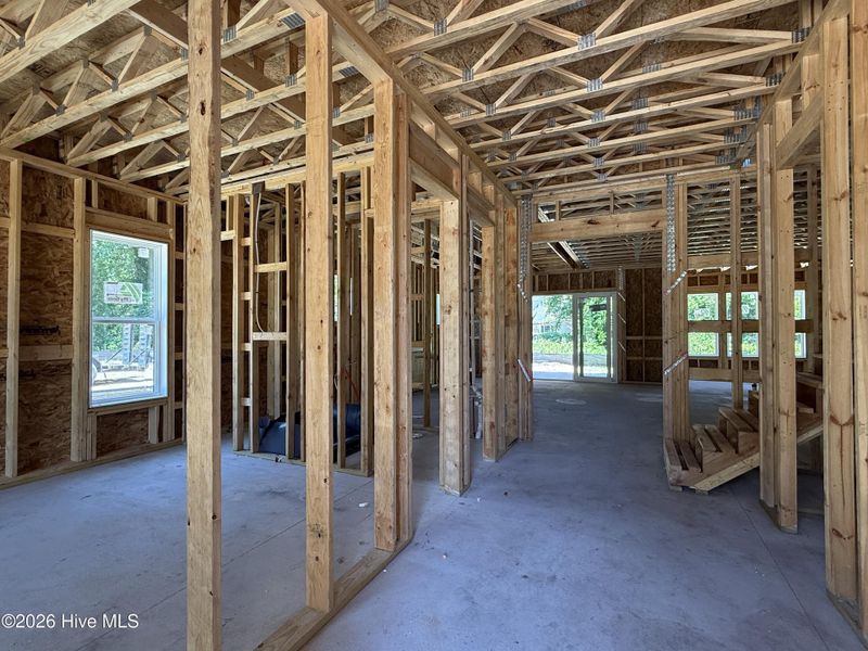 In-progress construction of a new home in East & Mason, Wilmington, NC (Image 11). In-progress construction of a new home in East & Mason, Wilmington, NC (Image 11).