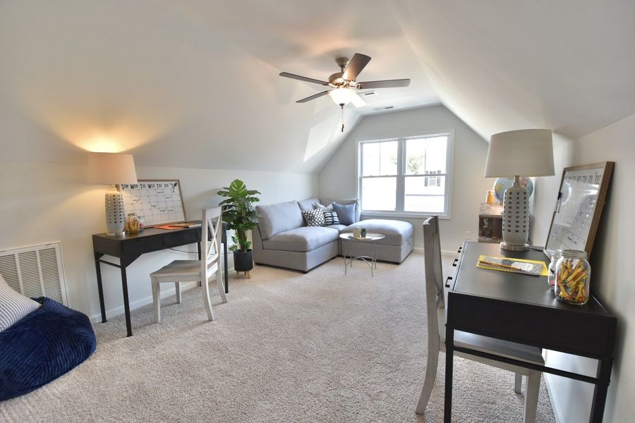 Furnished interior view inside a new home in Parkwood Estates, Leland (Image 11).