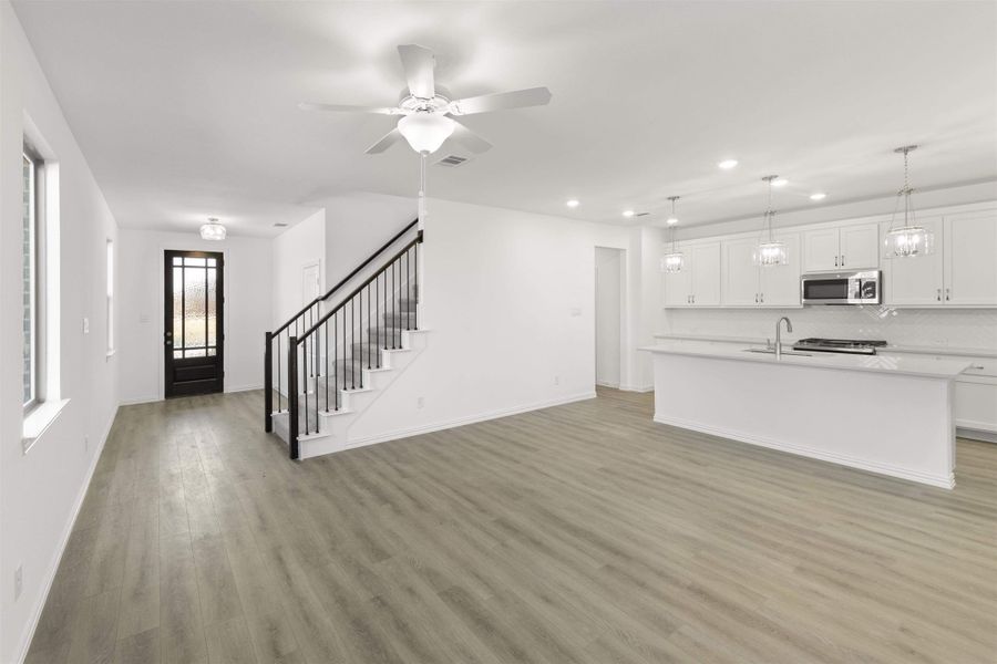 Open Kitchen-Living Room Representative Photo